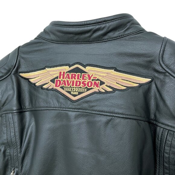 Harley-Davidson® Women's Leather Motorcycle Jacket 2XL - Picture 7 of 16